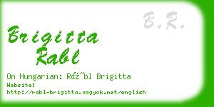 brigitta rabl business card